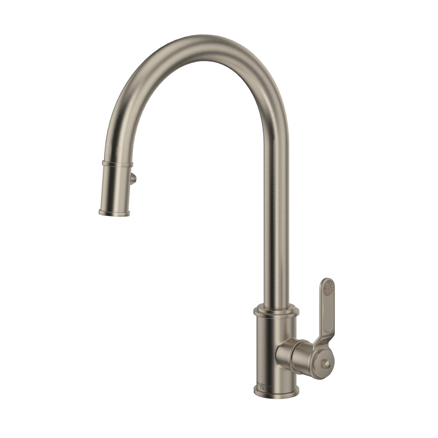 Perrin & Rowe U.4544 Armstrong Pull-Down Kitchen Faucet with C-Spout