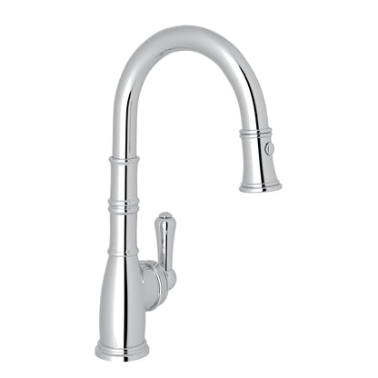 Perrin & Rowe U.4743 Georgian Era Pull-Down Bar/Food Prep Kitchen Faucet