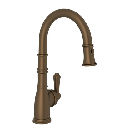 Perrin & Rowe U.4743 Georgian Era Pull-Down Bar/Food Prep Kitchen Faucet