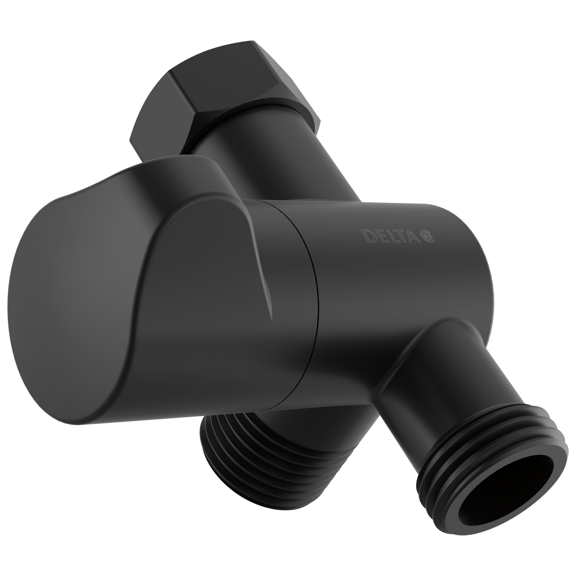 Delta Universal Showering Components U4924 3-Way Shower Arm Diverter - Matte Black