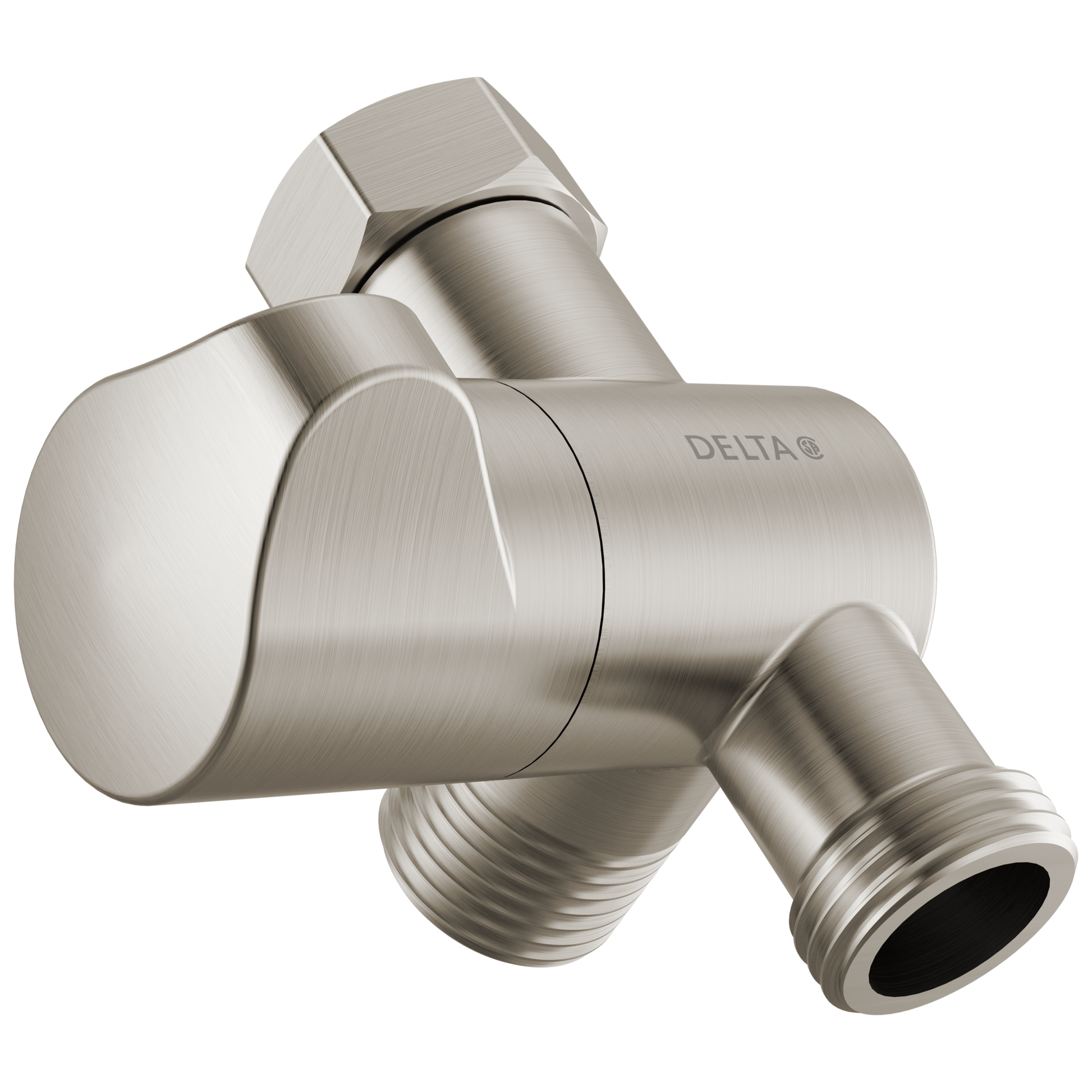Delta Universal Showering Components U4924 3-Way Shower Arm Diverter - Stainless