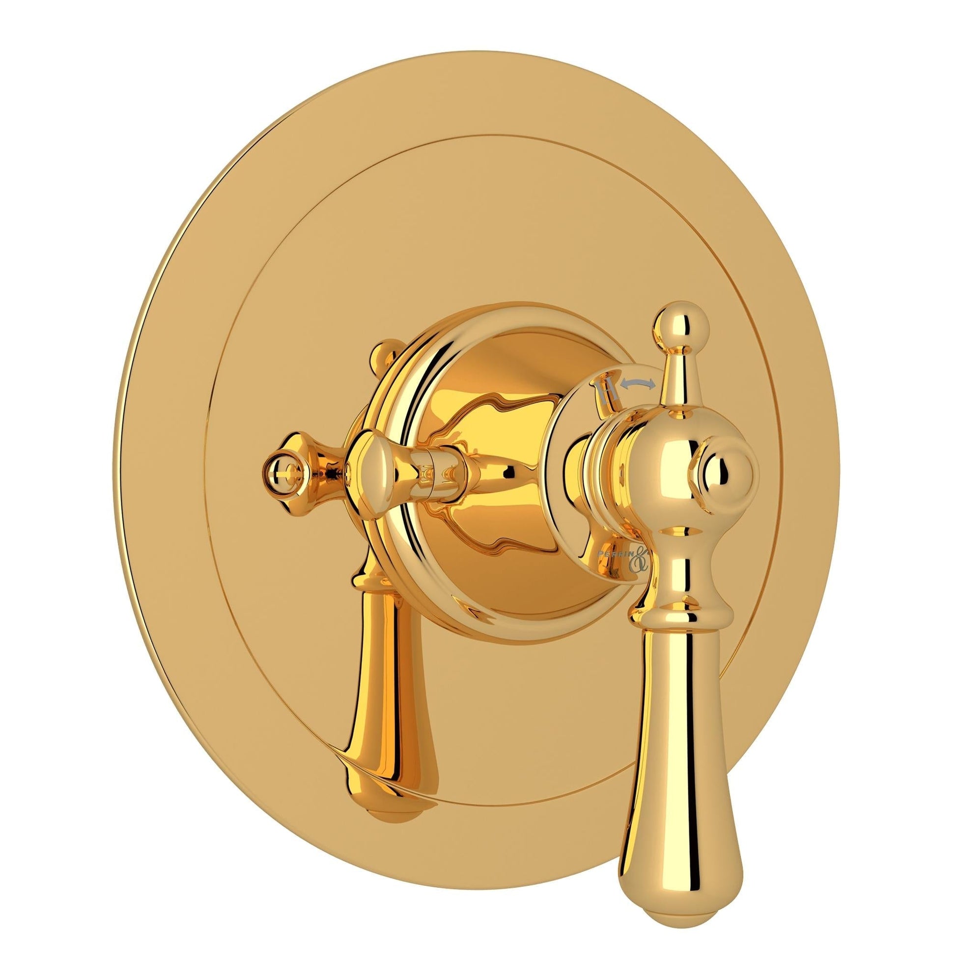 Perrin & Rowe U.5785 Georgian Era 3/4" Round Thermostatic Trim Without Volume Control