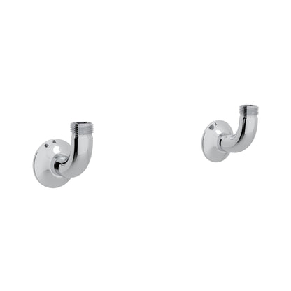 Perrin & Rowe U.6792 Georgian Era Bridge Kitchen Faucet Wall Unions