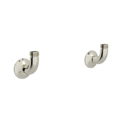 Perrin & Rowe U.6792 Georgian Era Bridge Kitchen Faucet Wall Unions
