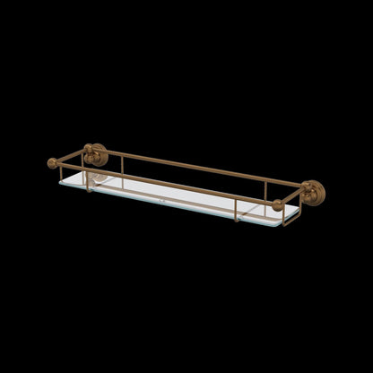 Perrin & Rowe U.6953 Edwardian Wall Mount Tempered Glass Vanity Shelf