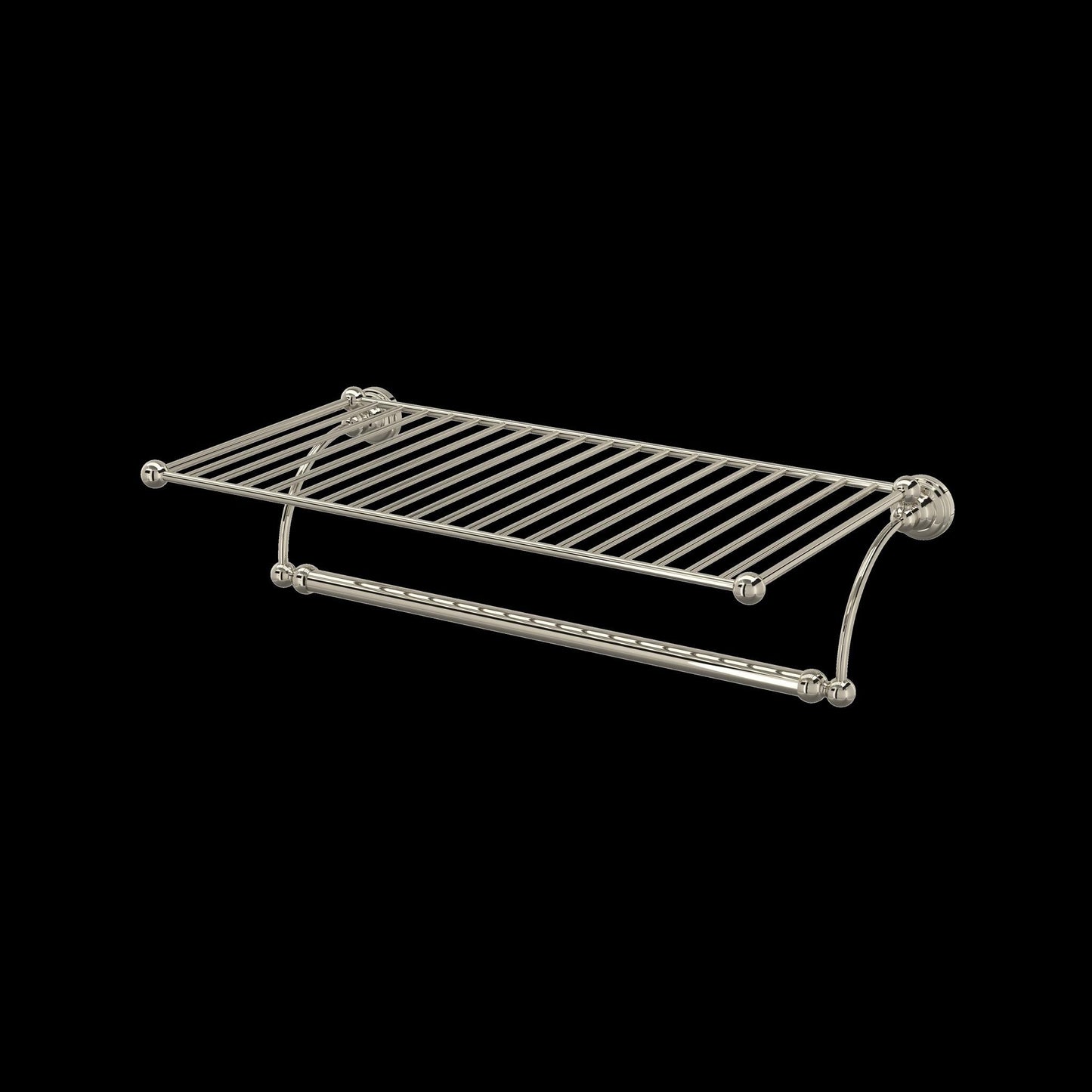 Perrin & Rowe U.6961 Edwardian Wall Mount Towel Shelf