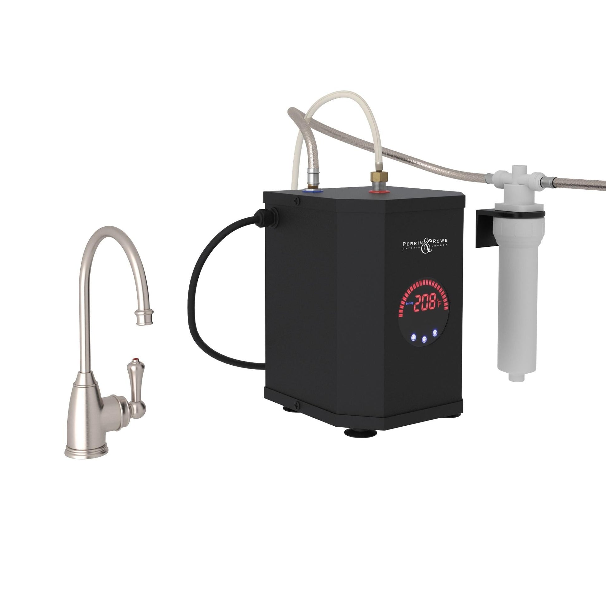 Perrin & Rowe U.KIT1307 Georgian Era Hot Water Dispenser, Tank And Filter Kit
