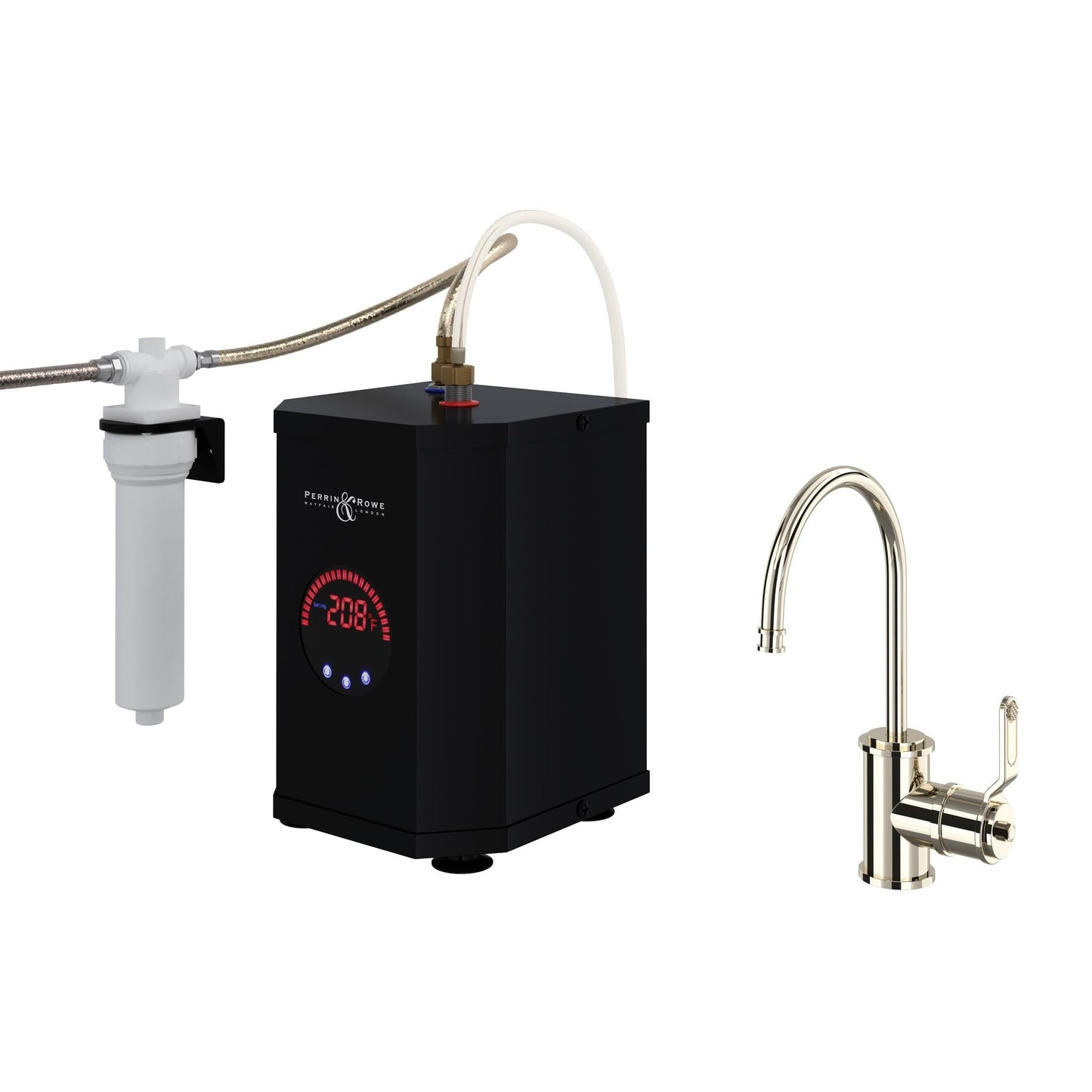 Perrin & Rowe U.KIT1833 Armstrong Hot Water and Kitchen Filter Faucet Kit