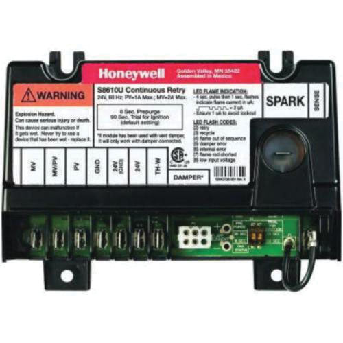 Honeywell S8610U3009/U Pilot Ignition Module, 24 VAC