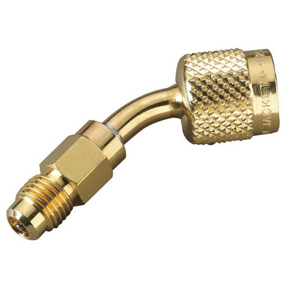 YELLOW JACKET 19173 Quick Coupler, Female x Male Flared Connection, 5/16 x 1/4 in, Brass