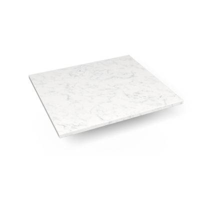 Robern Engineered Stone Top Quartz Stone Vanity Top, 25" x 3/4" x 22", Dry Top