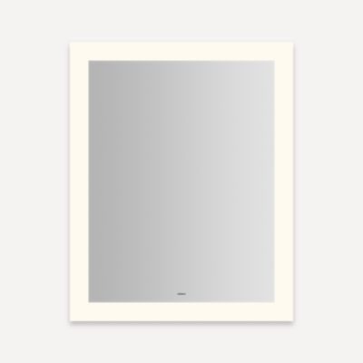 Robern Vitality Lighted Mirror, 24" x 30" x 1-3/4", Perimeter Light Pattern, Warm White (3000K), Dimmable, Defogger, Title 24 Compliant