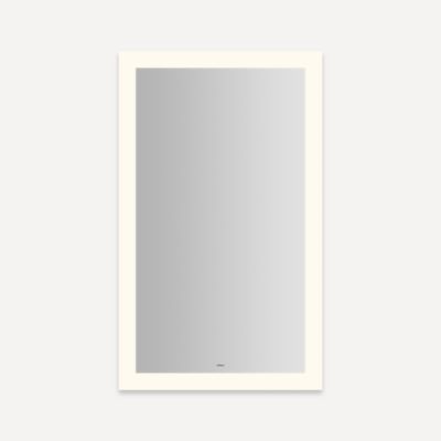 Robern Vitality Lighted Mirror, 24" x 40" x 1-3/4", Perimeter Light Pattern, Warm White (3000K), Dimmable, Defogger