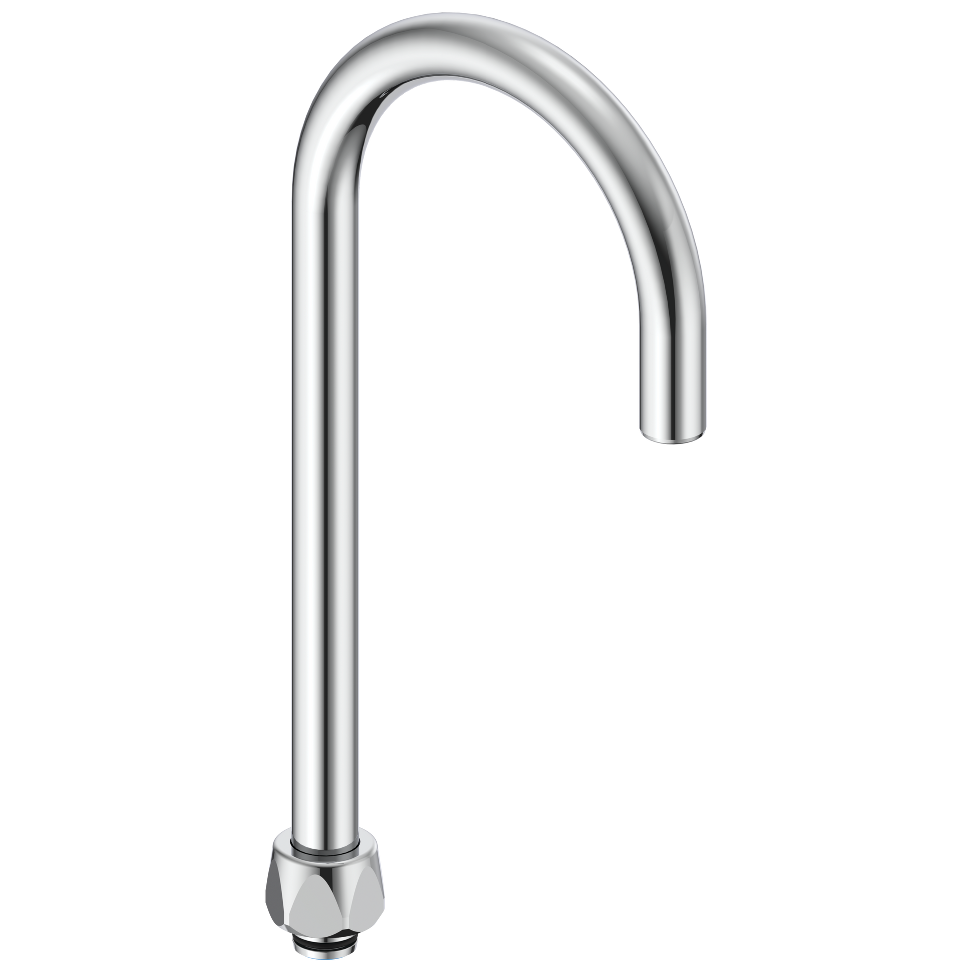 Commercial Instit Parts W6890 Rigid/Swivel Gooseneck Spout (17089-3 ) - Chrome