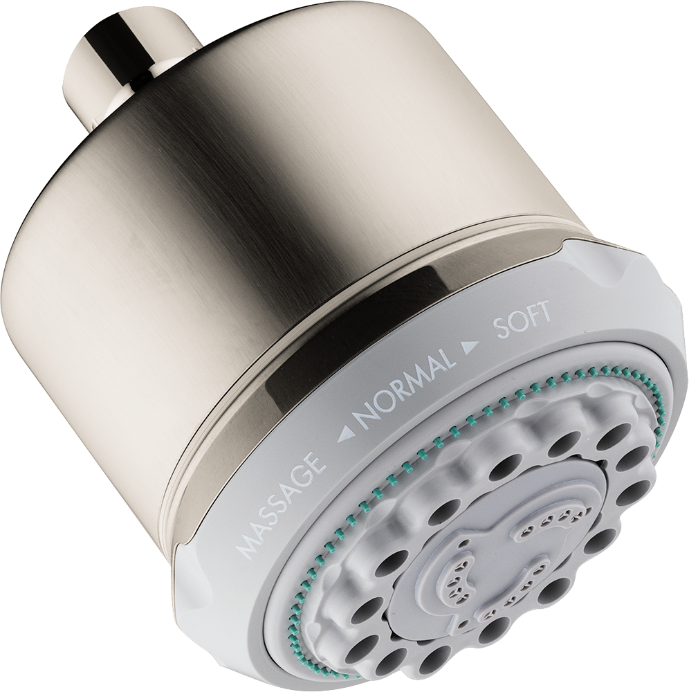hansgrohe Clubmaster Showerhead 3-Jet, 2.5 GPM