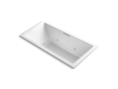 KOHLER K-1835-XHGH Underscore 72" x 36" drop-in Heated BubbleMassage air bath with whirlpool