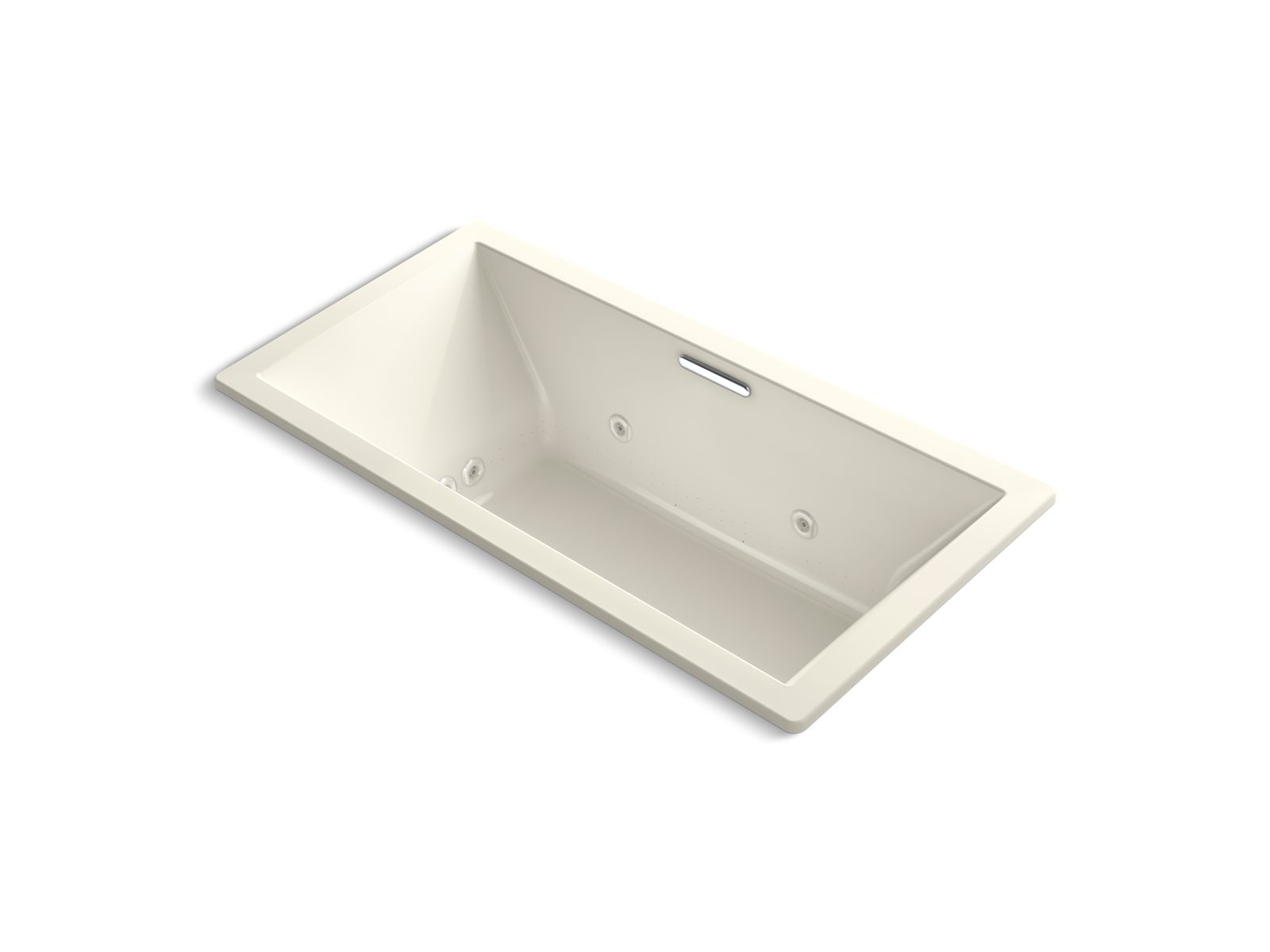 KOHLER K-1835-XHGH Underscore 72" x 36" drop-in Heated BubbleMassage air bath with whirlpool