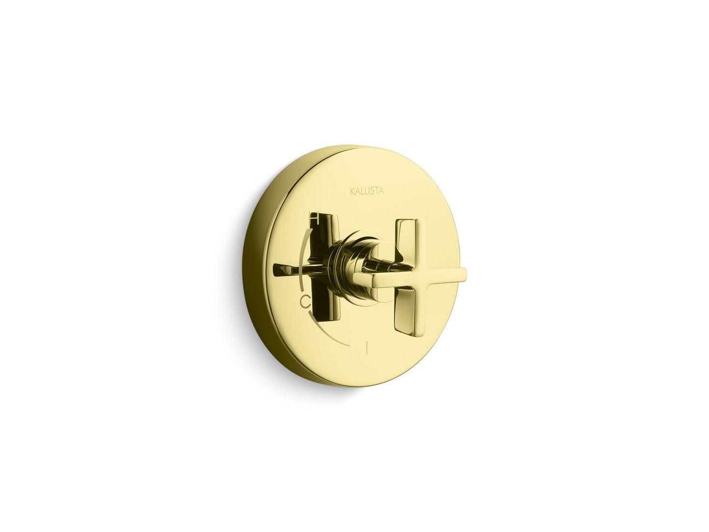 Kallista P24415-CR-CP One Pressure Balance Trim, Cross Handles