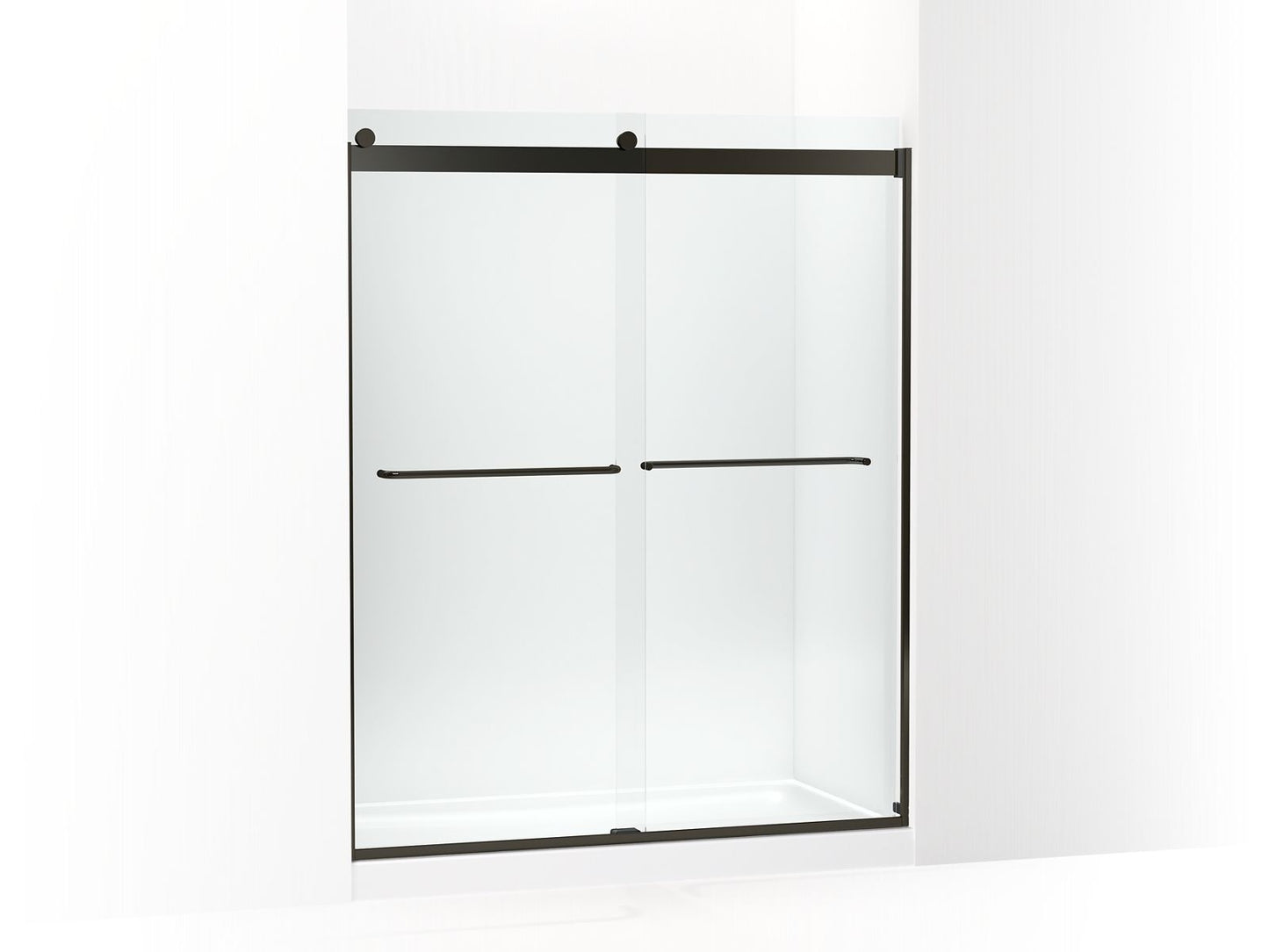KOHLER K-706015-L Levity 74" H sliding shower door with 1/4"-thick glass