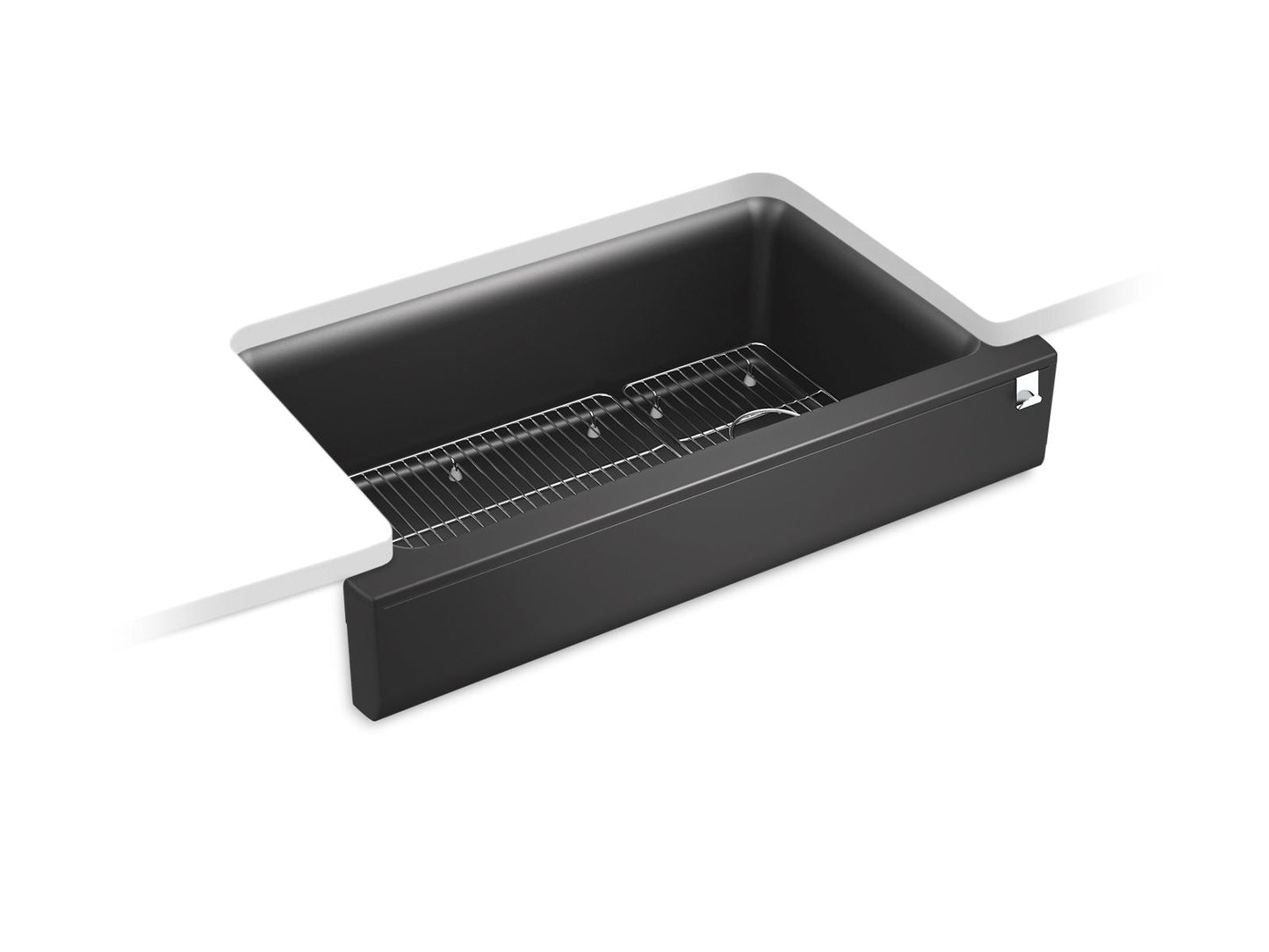 KOHLER K-25784 Cairn Undermount single-bowl farmhouse kitchen sink