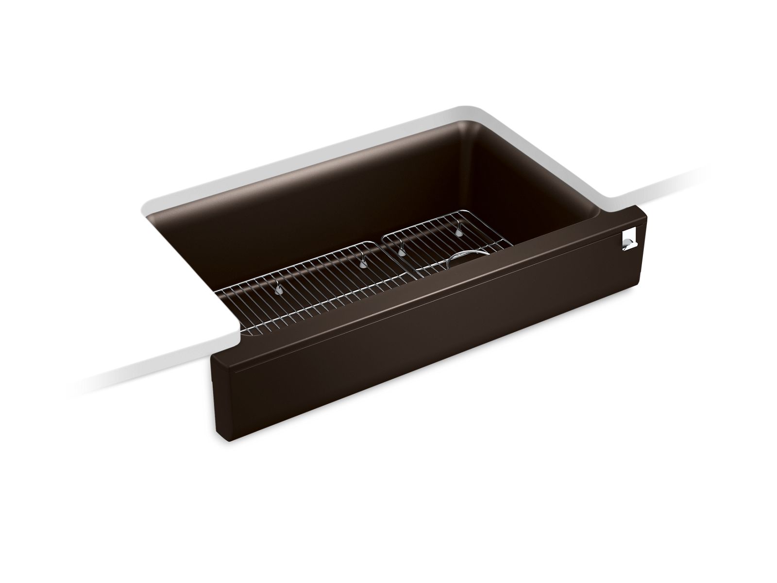 KOHLER K-25784 Cairn Undermount single-bowl farmhouse kitchen sink