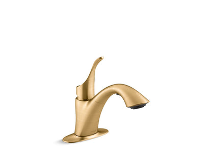 KOHLER K-22035 Simplice Pull-out laundry sink faucet with two-function sprayhead