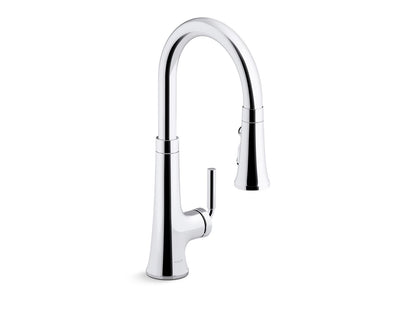 KOHLER K-23764 Tone Pull-down kitchen sink faucet with three-function sprayhead
