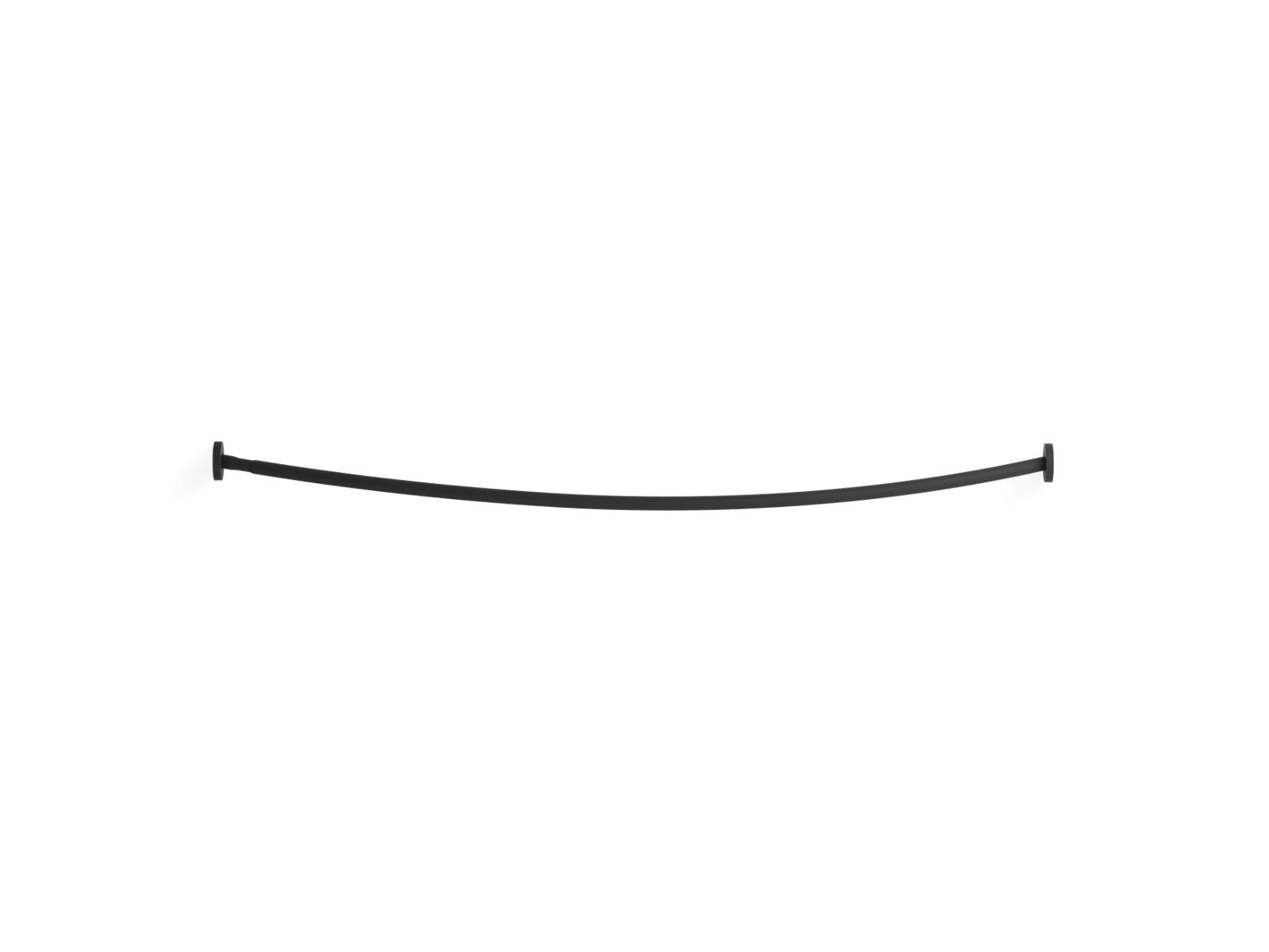 KOHLER Expanse Contemporary design curved shower rod