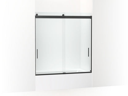 KOHLER K-706000-L Levity 62" H sliding bath door with 1/4"-thick glass