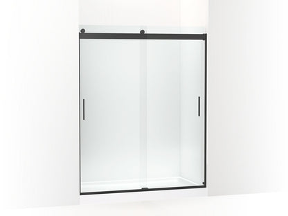 KOHLER K-706009-L Levity Sliding shower door, 74" H x 56-5/8 - 59-5/8" W, with 1/4" thick Crystal Clear glass