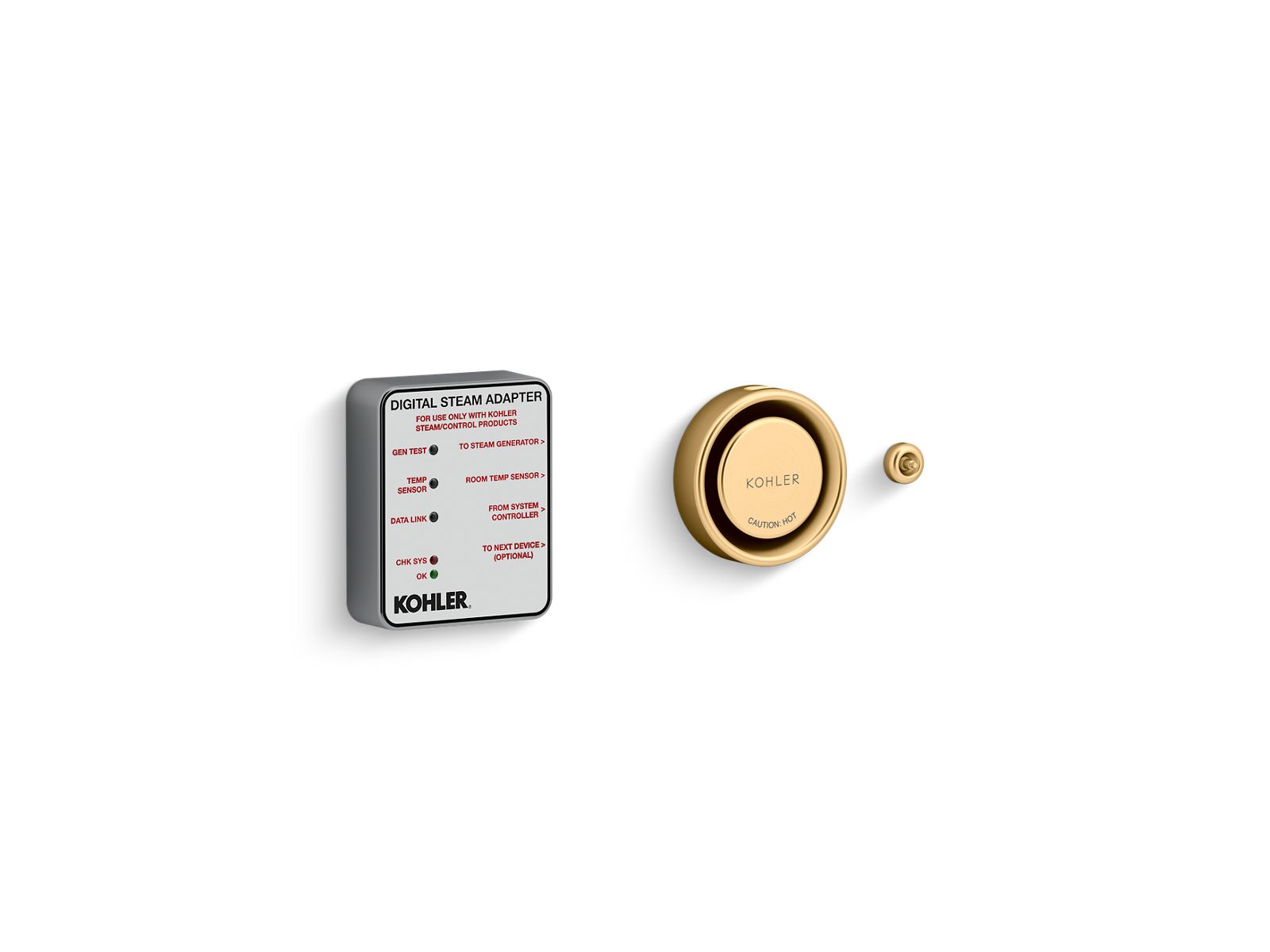 KOHLER K-5548-K1 Invigoration Series Digital steam adapter kit