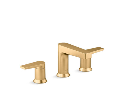 KOHLER K-97100-4 Taut Widespread bathroom sink faucet, 1.2 gpm