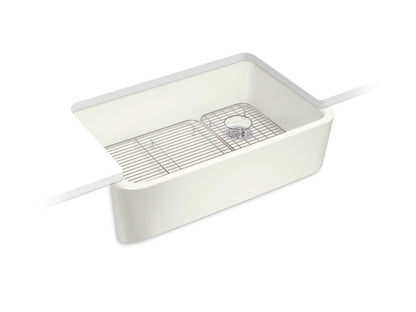 KOHLER Ironridge 34" undermount single-bowl farmhouse kitchen sink