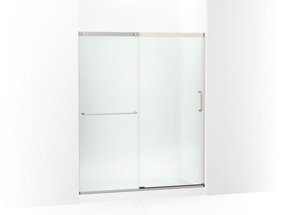 KOHLER K-707608-6D3 Elate Sliding shower door, 70-1/2" H x 56-1/4 - 59-5/8" W, with 1/4" thick Frosted glass