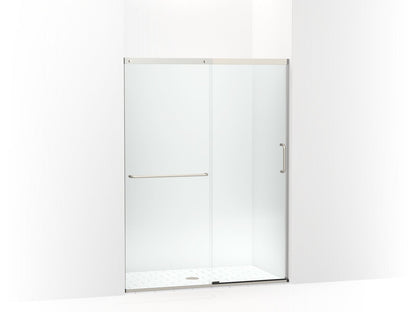KOHLER K-707607-6L Elate Sliding shower door, 70-1/2" H x 50-1/4 - 53-5/8" W, with 1/4" thick Crystal Clear glass