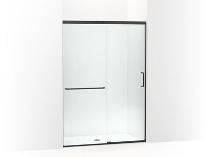 KOHLER K-707614-8L Elate Sliding shower door, 75-1/2" H x 50-1/4 - 53-5/8" W, with heavy 5/16" thick Crystal Clear glass