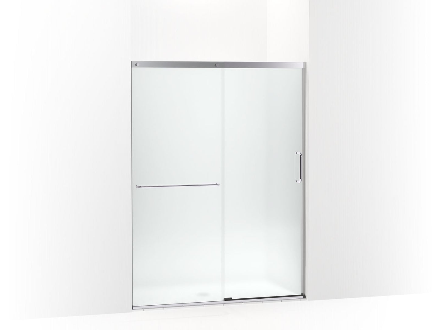 KOHLER K-707607-6D3 Elate Sliding shower door, 70-1/2" H x 50-1/4 - 53-5/8" W, with 1/4" thick Frosted glass