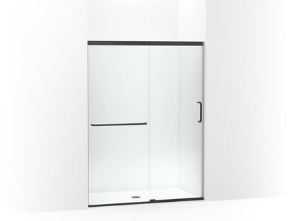 KOHLER K-707607-6L Elate Sliding shower door, 70-1/2" H x 50-1/4 - 53-5/8" W, with 1/4" thick Crystal Clear glass