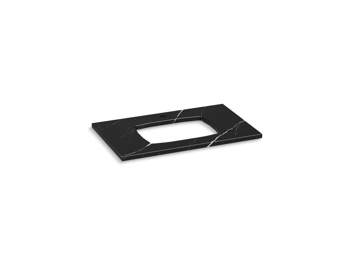KOHLER K-28252 Silestone 37" quartz vanity top with rectangular cutout for Carillon sink