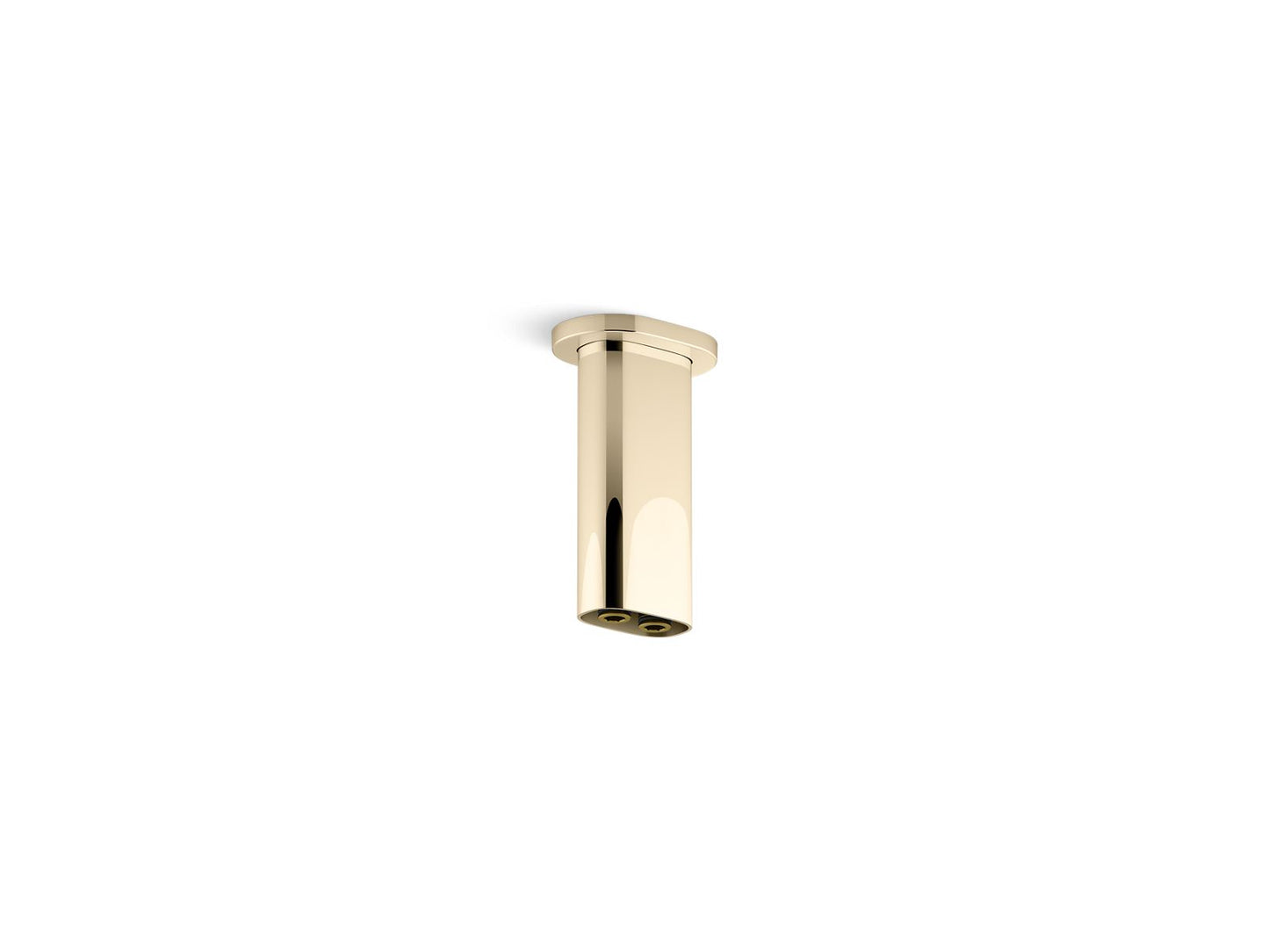 KOHLER K-26325 Statement 5" ceiling-mount two-function rainhead arm and flange