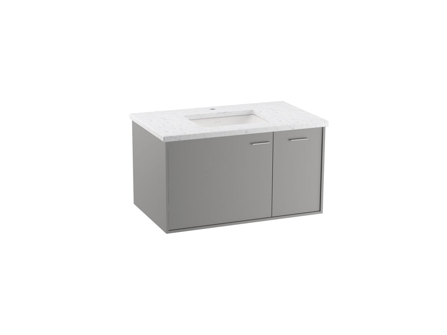 KOHLER K-99543-R Jute 36" wall-hung bathroom vanity cabinet