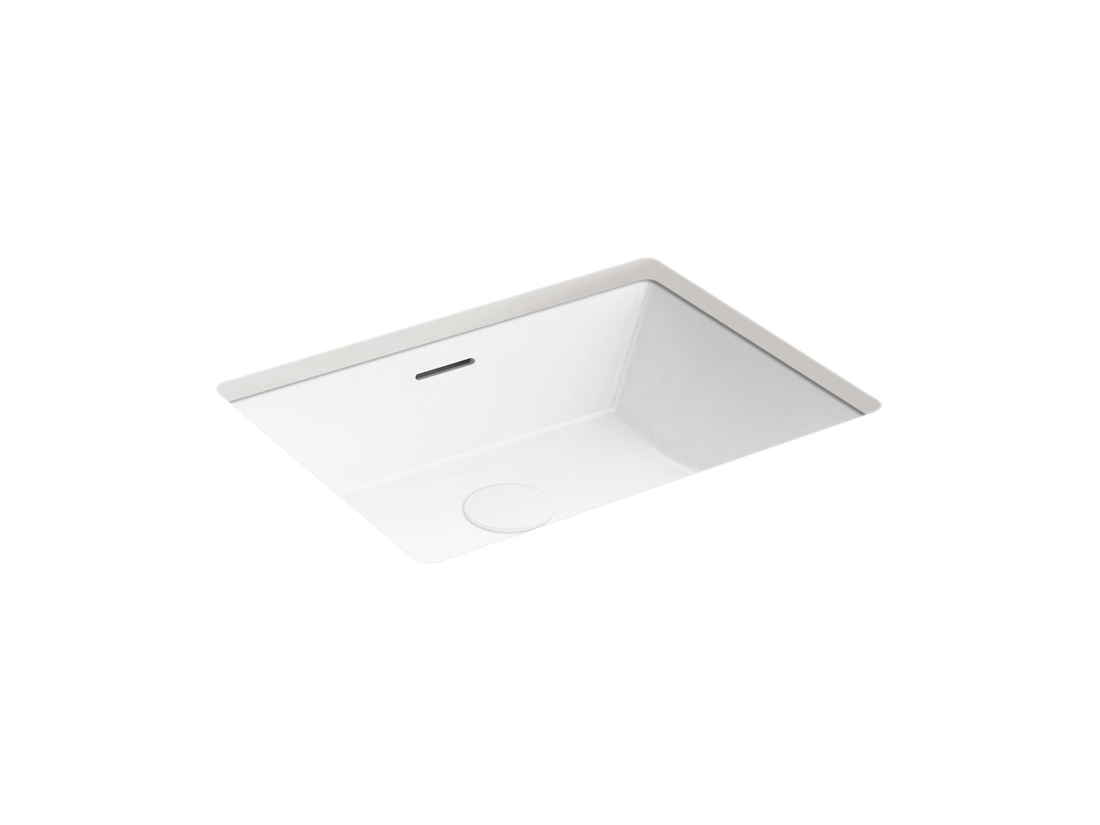 KOHLER K-21058 Brazn 21-1/4" rectangular undermount bathroom sink