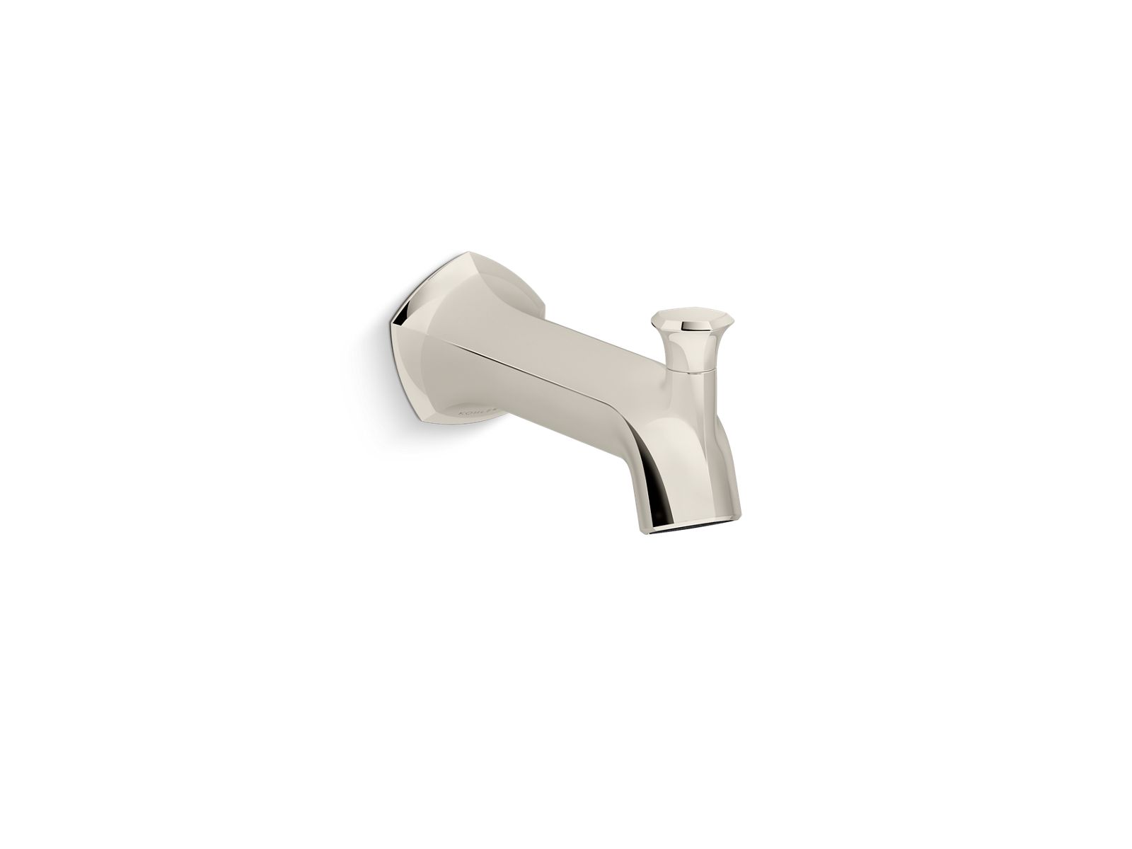 KOHLER K-27023 Occasion Wall-mount bath spout with Straight design and diverter