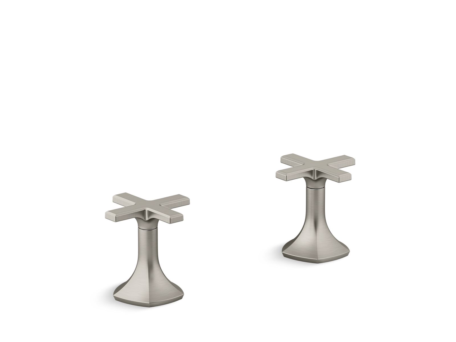 KOHLER K-27018-3 Occasion Deck-mount bath faucet handles with Cross design