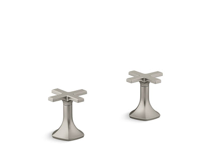 KOHLER K-27018-3 Occasion Deck-mount bath faucet handles with Cross design