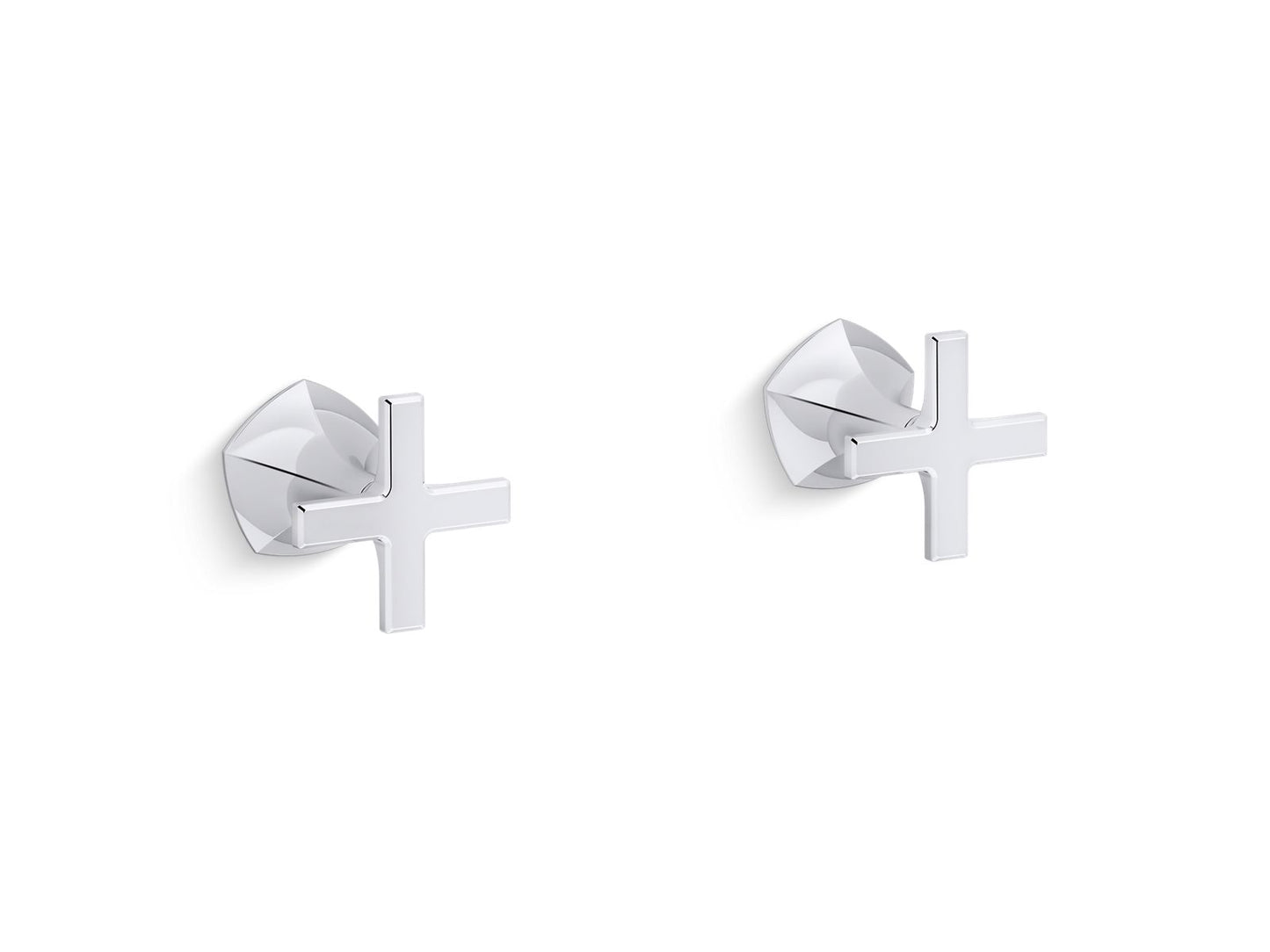 KOHLER K-T27013-3 Occasion Wall-mount bathroom sink faucet Cross handle trim, 1.2 gpm