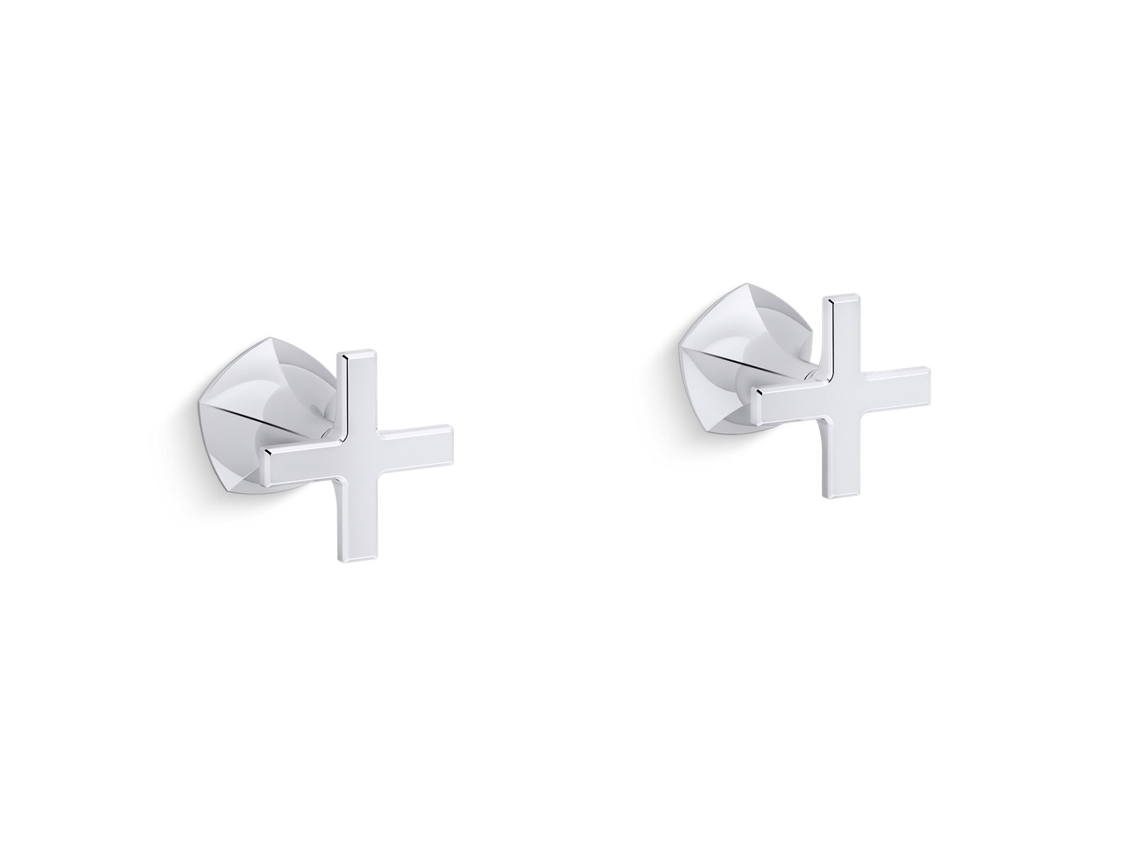 KOHLER K-T27013-3 Occasion Wall-mount bathroom sink faucet Cross handle trim, 1.2 gpm