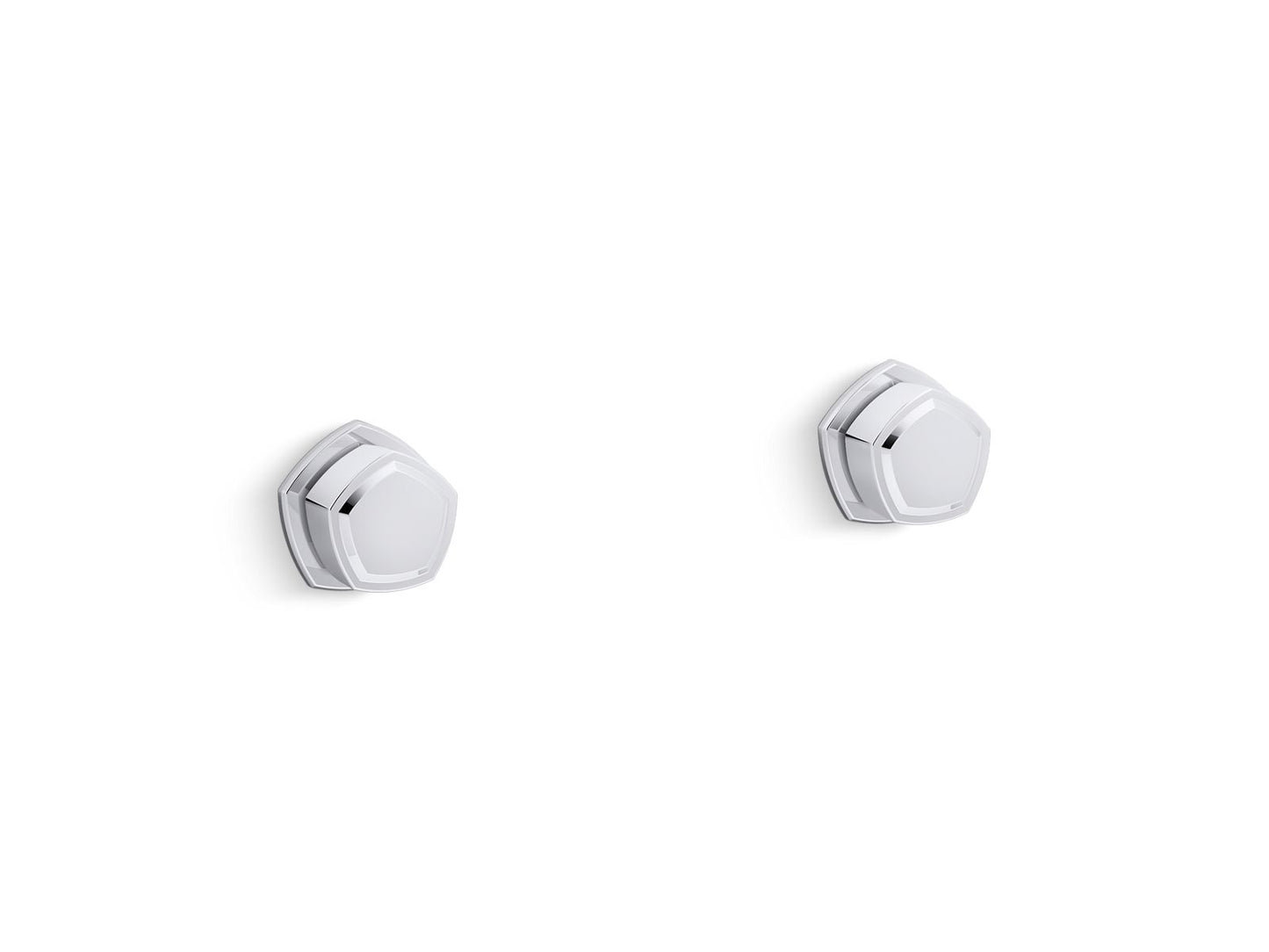 KOHLER K-T27013-9 Occasion Wall-mount bathroom sink faucet Knob handle trim, 1.2 gpm
