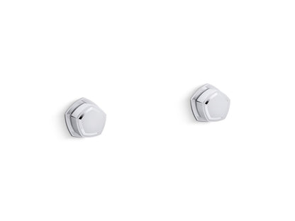 KOHLER K-T27013-9 Occasion Wall-mount bathroom sink faucet Knob handle trim, 1.2 gpm