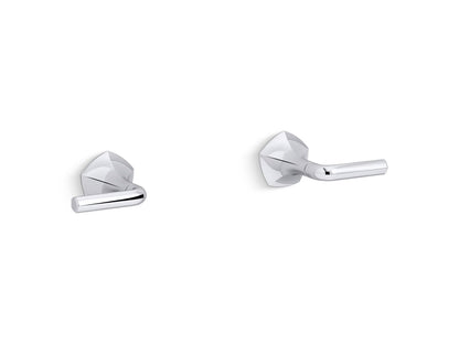 KOHLER K-T27013-4 Occasion Wall-mount bathroom sink faucet Lever handle trim, 1.2 gpm